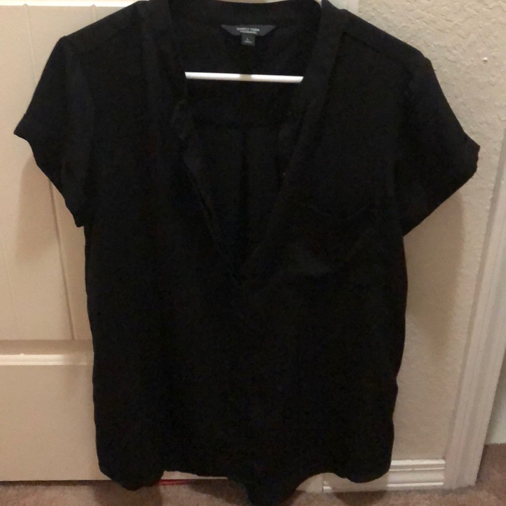 Black sheer top